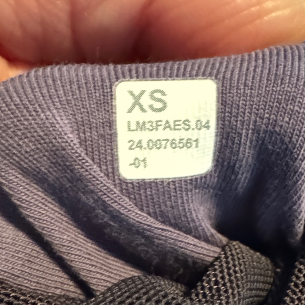 Lululemon steady state pullover hoodie; xs; like new; nightfall color